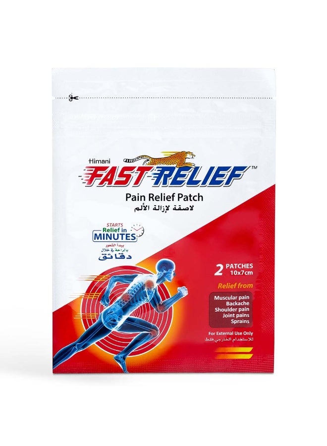 Himani Fast Relief Pain Relief Patch 10cm x 7cm, Pack of 2's