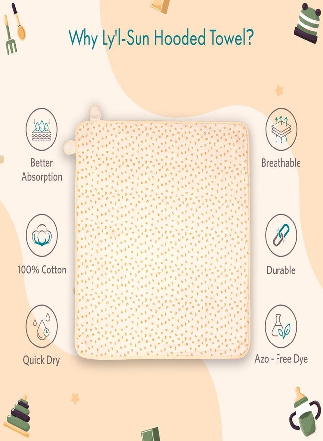 VAYA LY'L-Sun Baby Hooded Towel, Ultra Soft & Quick Absorbent Bath Towel for Newborns & Toddlers, 100% Cotton, Gentle on Baby’s Skin, Lightweight & Travel-Friendly, Color - Panda - Image 3