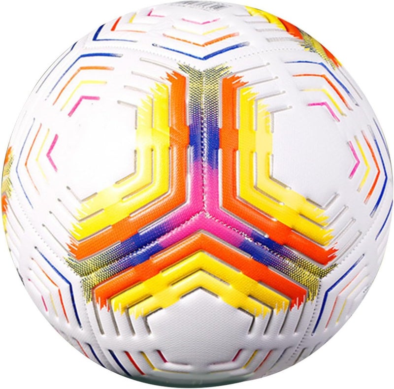 GLEVAR Training Soccer Ball Size 5 PU Leather with Thermal Bonding â€“ Match Control, High Grip Surface, Multi-Surface Use, Great for Kids, Adults, Schools, Gifting & Everyday Play - Image 2