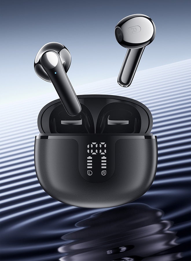 Bukela New TWS Waterproof Sports In-Ear Wireless Earbuds, Bluetooth Earphones with LED Digital Display for iPhone IOS Android Windows Black - Image 2