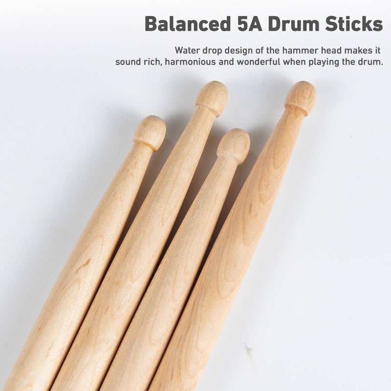 ARLX Drum sticks 5A Maple Drumsticks 4 Pair - Image 3
