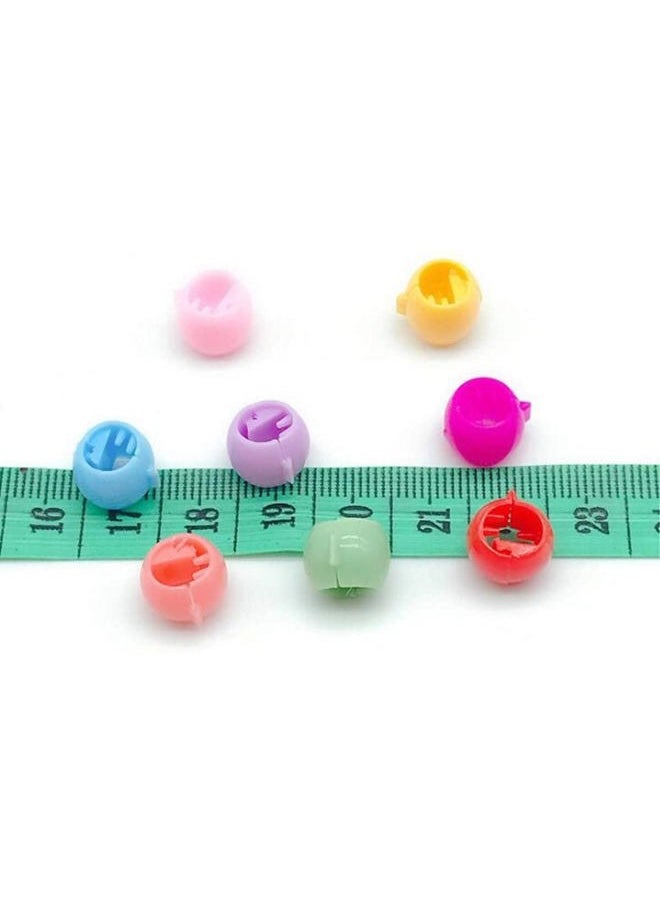 MLOLM 100 Mini Rainbow Hair Clips and Tiny Claws for Hair Braids, Hair Accessories for Girls Women  - Image 3