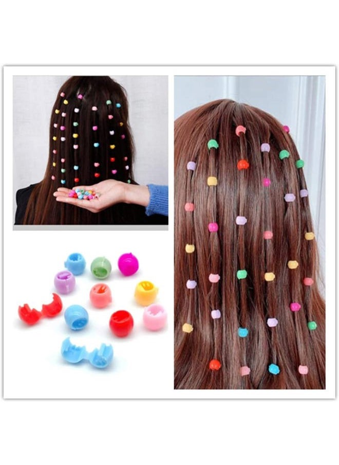 MLOLM 100 Mini Rainbow Hair Clips and Tiny Claws for Hair Braids, Hair Accessories for Girls Women  - Image 4