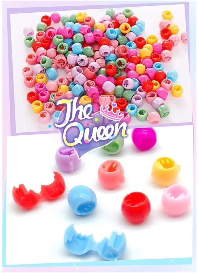 MLOLM 100 Mini Rainbow Hair Clips and Tiny Claws for Hair Braids, Hair Accessories for Girls Women  - Image 5