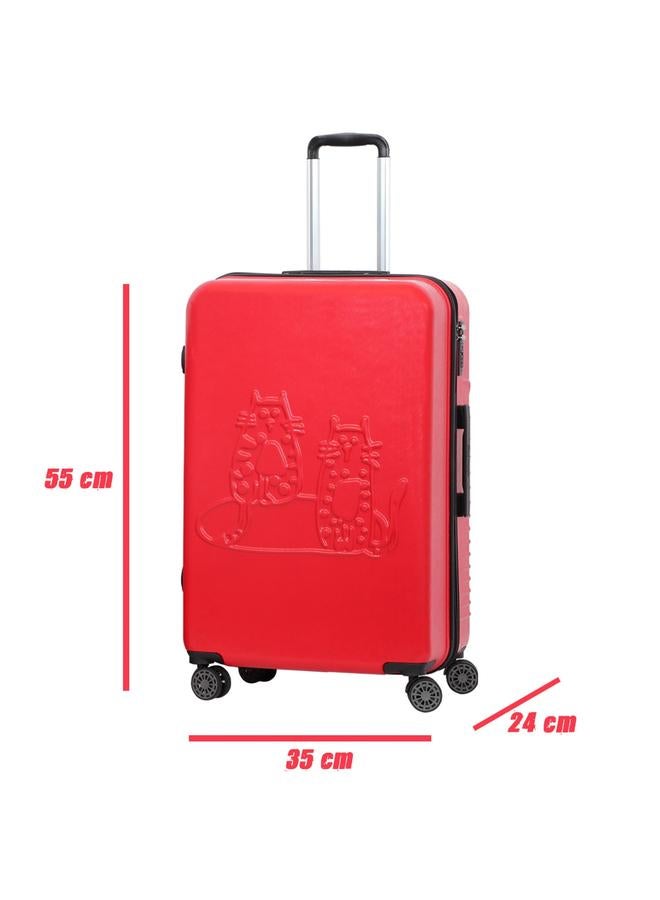 Biggdesign Cats Hand Luggage, Red 40l - Image 4