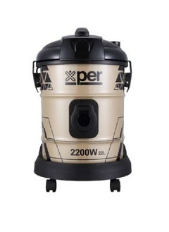 XPER Drum Vacuum Cleaner - 2200W - 22L - Gold*Black - XPVC-22W22L-23  - Image 3