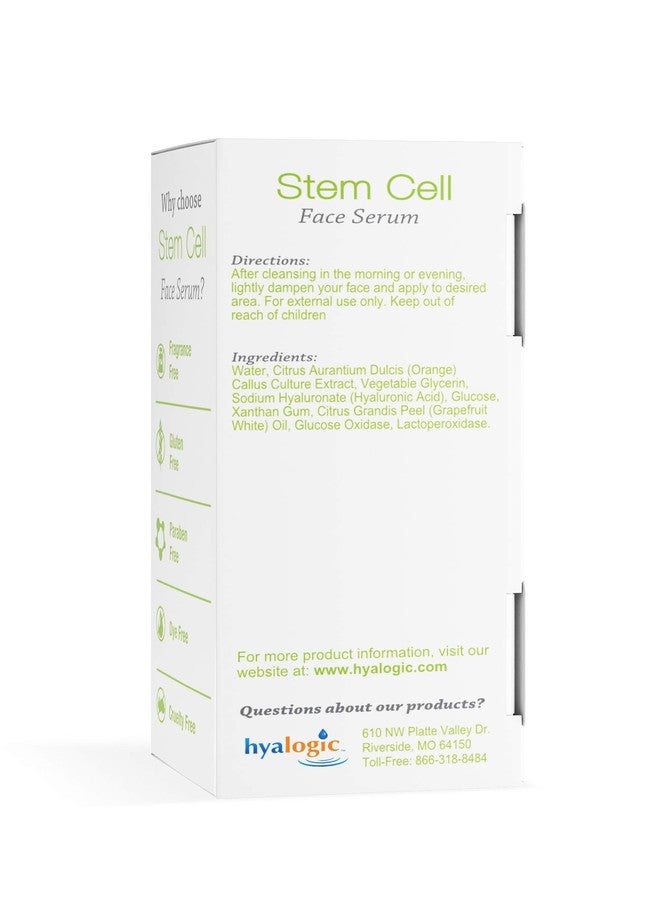 Hyalogic Stem Cell Face Serum - Infused With Citrustem - Plus Premium Hyaluronic Acid - Helps to Renew Youthful Appearance and Rejuvenate Skin .47 Fl oz - Image 2