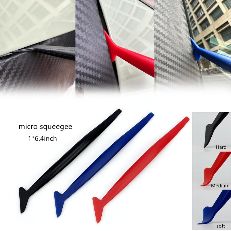 CARTINTS Vehicle Wrap Kit Heat Gun for Vinyl Wrap Window Film Decal, Car Paint Protection Film Kit Tinting Tools With Silicone Squeegee, 9mm Knife Blades, Felt Squeegee, 500ml Empty Spray Bottle,Micro Squeegee - Image 4