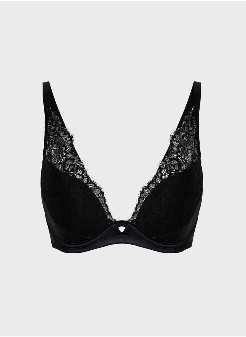 Dorina - Strappy Plunge Neck Bra - Image 1