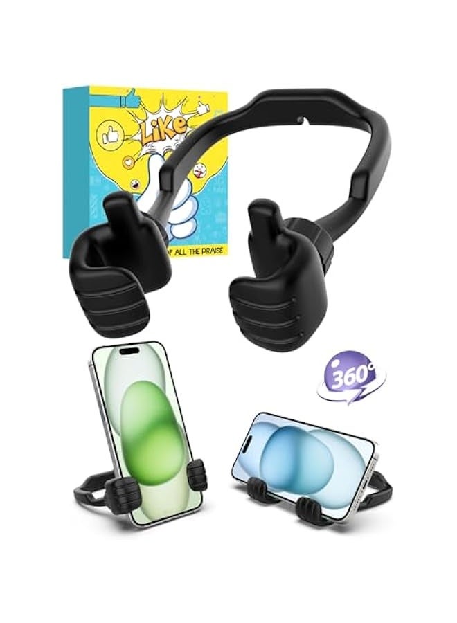 NIBEMINENT Thumbs Up Lazy Phone Stand Cell Phone Holder Stand Gifts for Teenage Girls Wife Ideas Funny Gag Gadgets Who Have Everything  - Image 1
