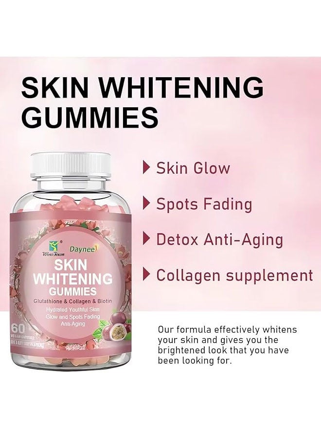 Daynee Collagen Glow Anti-Aging & Skin Whitening Vitamins Hydrated Youthful Skin, Glow and Spots Fading, Anti-Aging - Image 2
