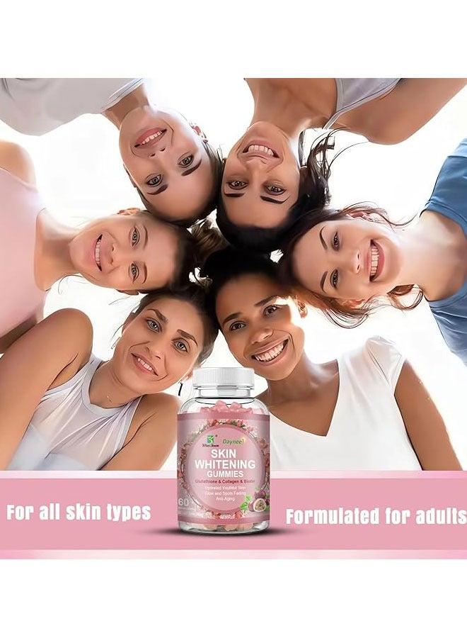 Daynee Collagen Glow Anti-Aging & Skin Whitening Vitamins Hydrated Youthful Skin, Glow and Spots Fading, Anti-Aging - Image 4