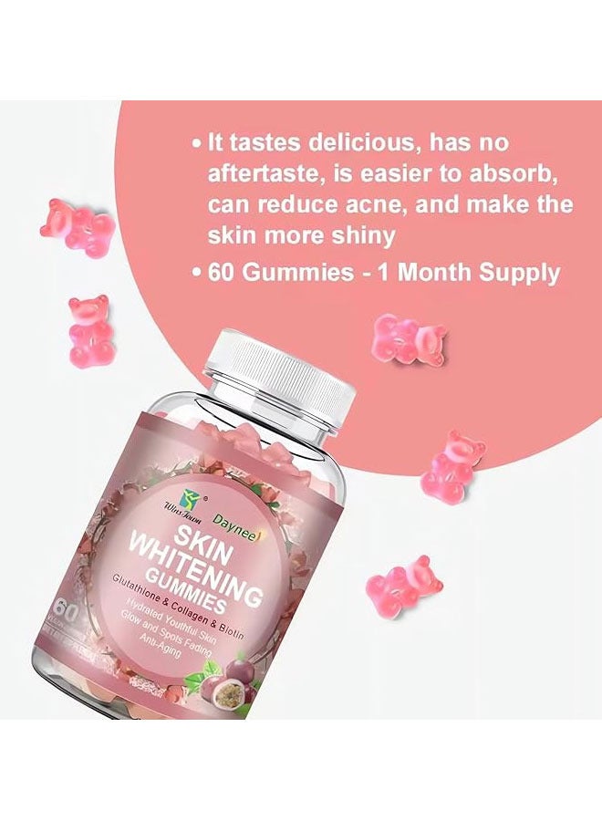 Daynee Collagen Glow Anti-Aging & Skin Whitening Vitamins Hydrated Youthful Skin, Glow and Spots Fading, Anti-Aging - Image 5