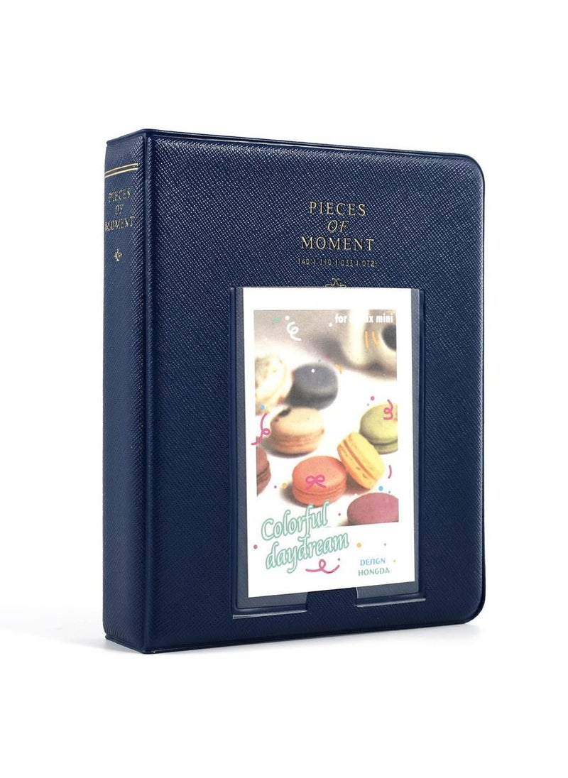 ZIKKON ZIKKON 64 Pockets Photo Album for Fujifilm Instax Mini 12 11 9 8 40 99 Evo Liplay 7S Instant CameraMini Link Printer Polaroid Snap Touch PIC300 Z2300 Mint Zip Instant Camera Printer navy blue  - Image 2