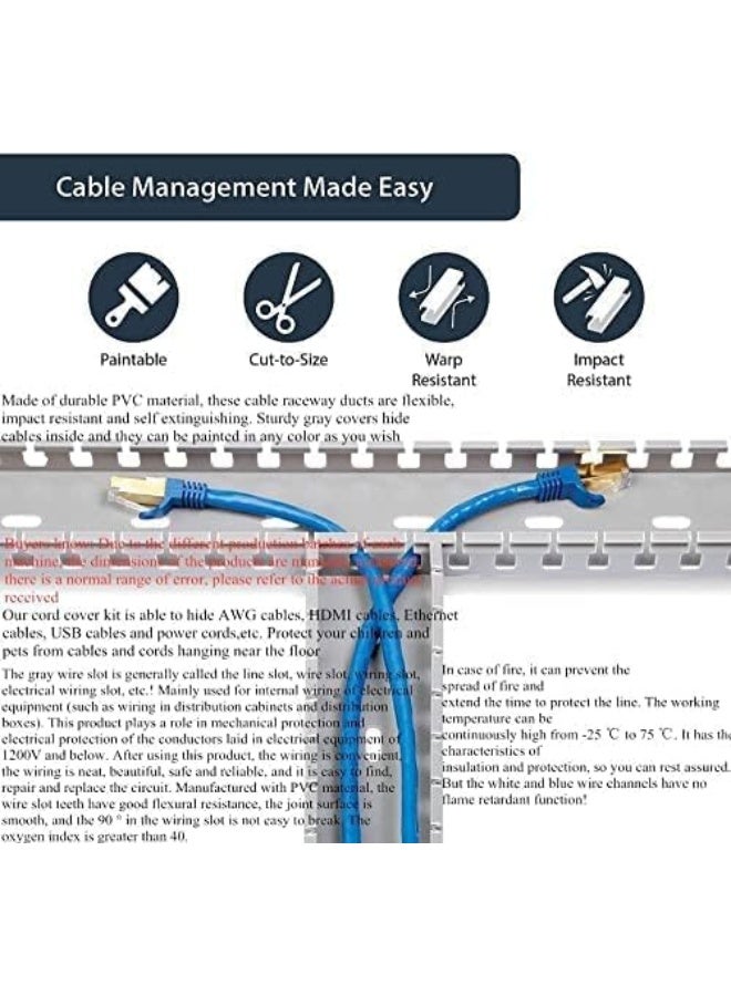 KLEMSAN KKC Series Narrow Slotted Wiring Duct 60 x 80 - Image 3