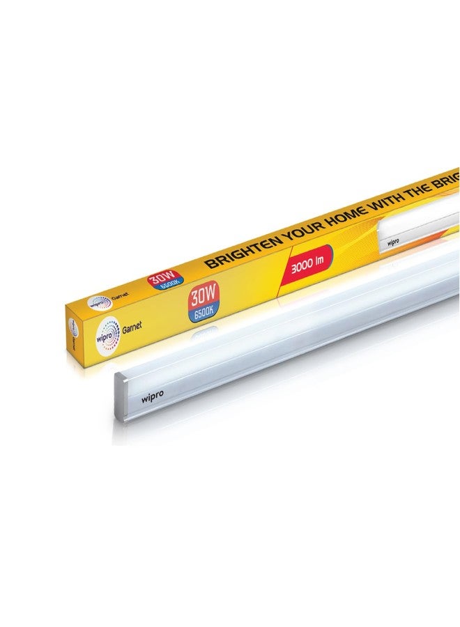 ويبرو مصباح LED من ويبرو جارنت بقوة 30 واط للمنزل والمكتب | 4 أقدام | ضوء نهاري بارد (6500 كلفن) مع 3000 لومن | حماية من زيادة التيار الكهربائي حتى 4 كيلو فولت | مصباح أنبوبي ساطع وموفر للطاقة للمساحات الكبيرة | متخصص في المنازل والمكاتب | عبوة من قطعتين - Image 2