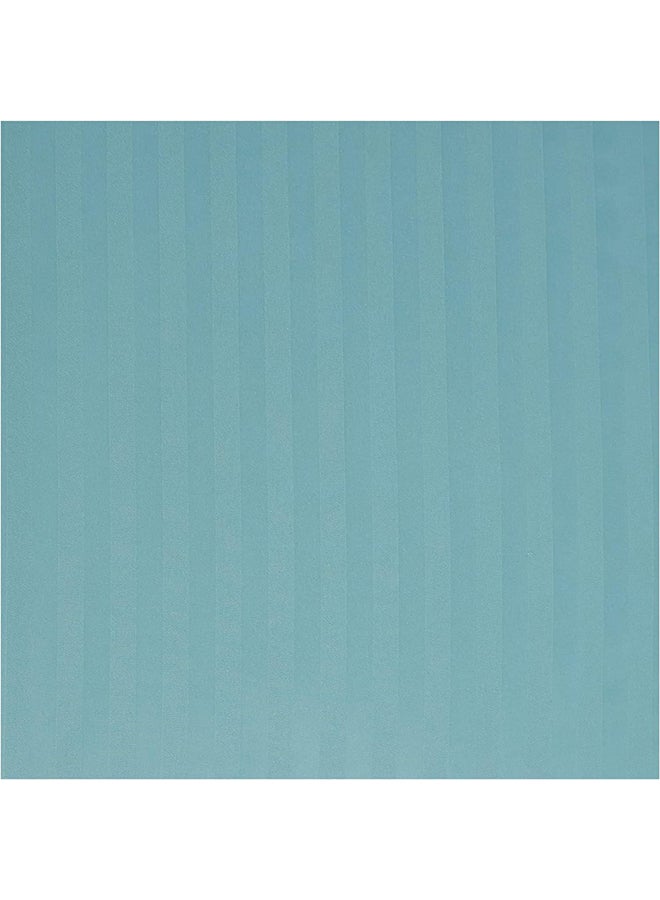 Hotel Collection فراش مضغوط من فندق مجموعة خطي أزرق مائل للون الأخضر 160x200 سم مع 2 غطاء وسادة  - Image 3