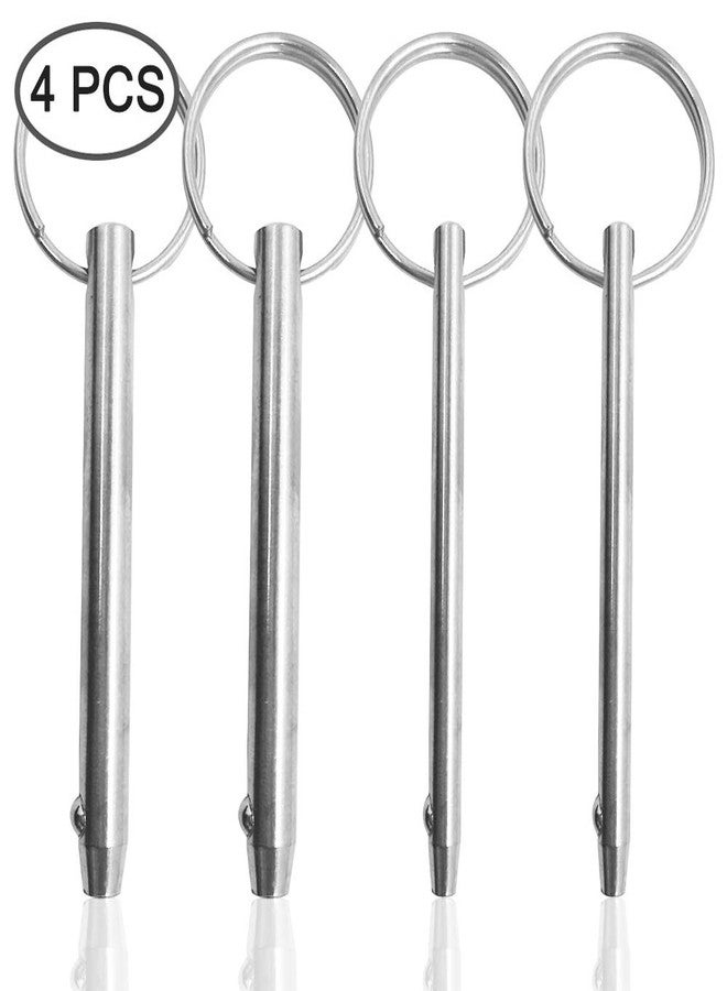 Afunta 4pcs Quick Release Pins Diameter 8mm and 6.3mm Total Length 76mm 316 Stainless Steel Bimini Tops Boat Accessories - Image 2