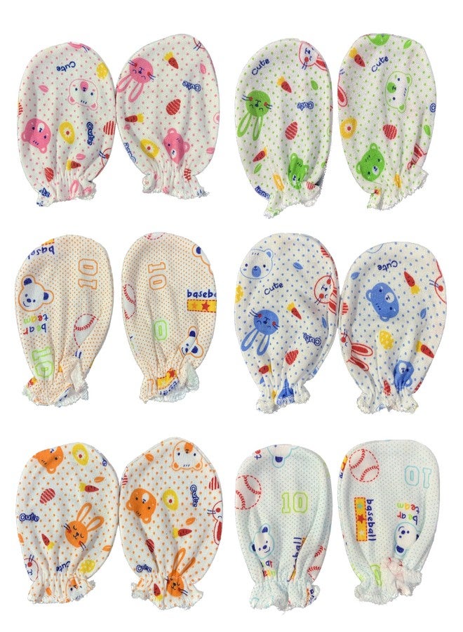 Wavva® Supersoft Cotton Baby Mittens - Newborn to 6 Months Boys & Girls - Image 1