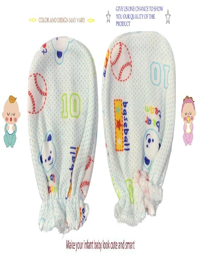 Wavva® Supersoft Cotton Baby Mittens - Newborn to 6 Months Boys & Girls - Image 5