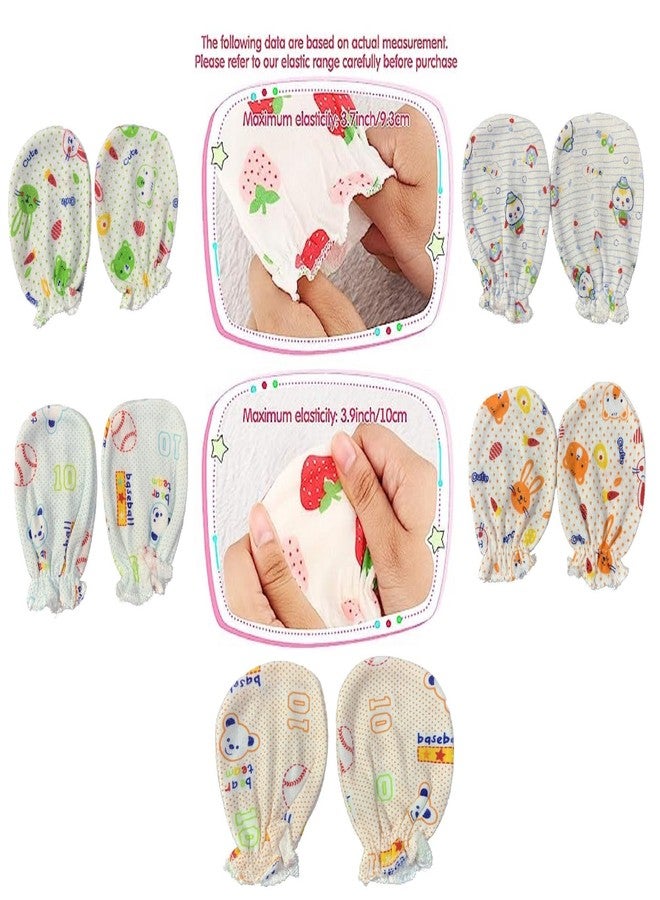 Wavva® Supersoft Cotton Baby Mittens - Newborn to 6 Months Boys & Girls - Image 4