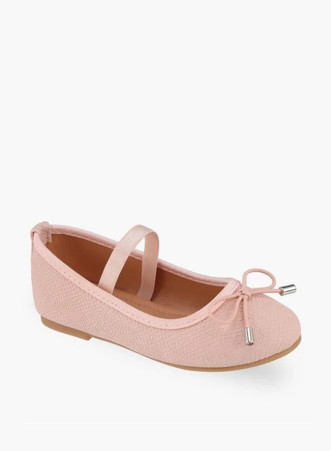 Flora Bella By Shoexpress Girls Elastic Strap Ballerina Shoes