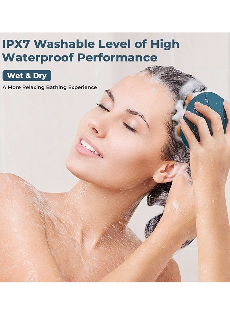 Prime by javauadan Electric Scalp Massager, Waterproof Portable Head Massager for Hair Growth Handheld Hair Massager with 4 Massage Heads, Detachable and Washable Handheld Scratcher for Deep Clean Hair Growth Head Relax  - Image 5