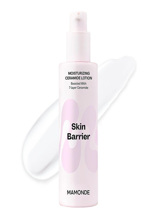 MAMONDE Moisture Barrier Hibiscus Biotics Ceramide Lotion | Nourishing, Hydrating Lightweight Korean Facial Lotion with Ceramides for Skin Moisture Barrier | Best for Dry Skin - Image 1
