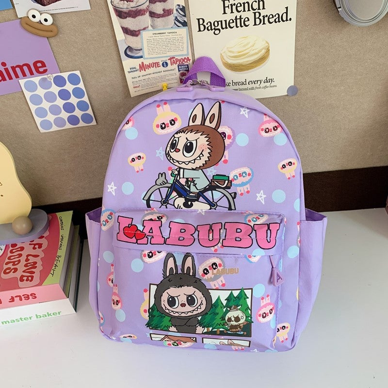 Labubu Kids Backpack, Cute Lightweight Large Capacity High Appearance Trendy Kindergarten School Bag - Image 2