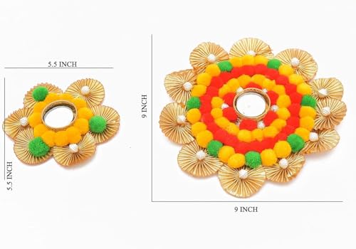 Sanvatsar Home Decorative Rangoli Set of 7 - Image 3
