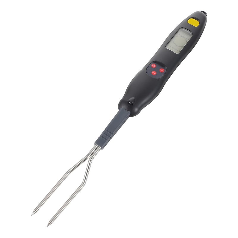 Electronic Food Temperature Indicating Fork Digital BBQ Thermometer Fork for Outdoor Grilling Home Cooking Meat Heat Indicator Barbecue Temperature - Image 1