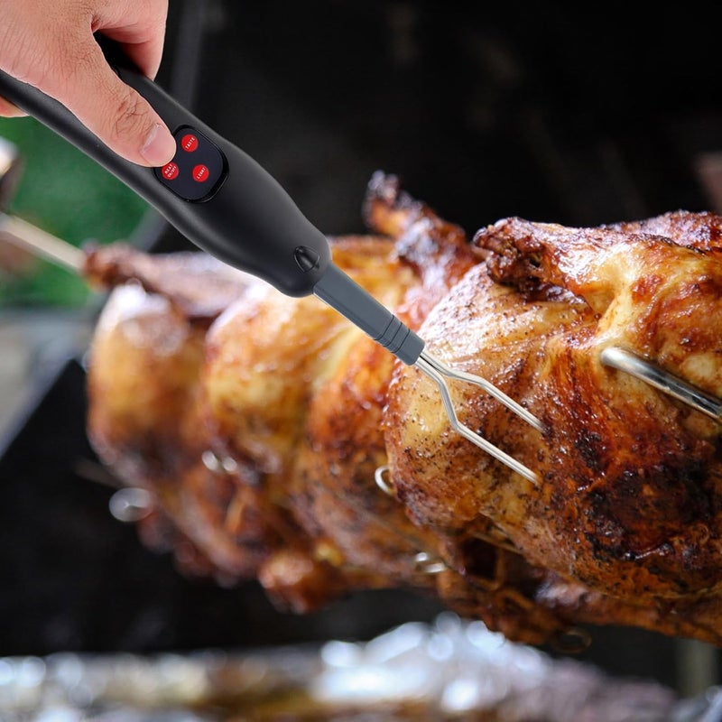 Electronic Food Temperature Indicating Fork Digital BBQ Thermometer Fork for Outdoor Grilling Home Cooking Meat Heat Indicator Barbecue Temperature - Image 4