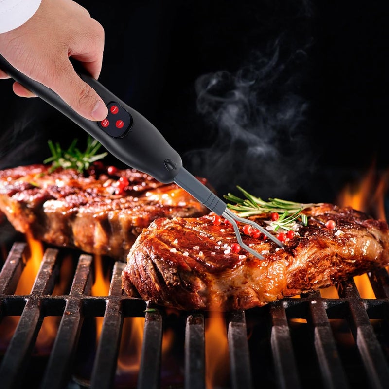 Electronic Food Temperature Indicating Fork Digital BBQ Thermometer Fork for Outdoor Grilling Home Cooking Meat Heat Indicator Barbecue Temperature - Image 5