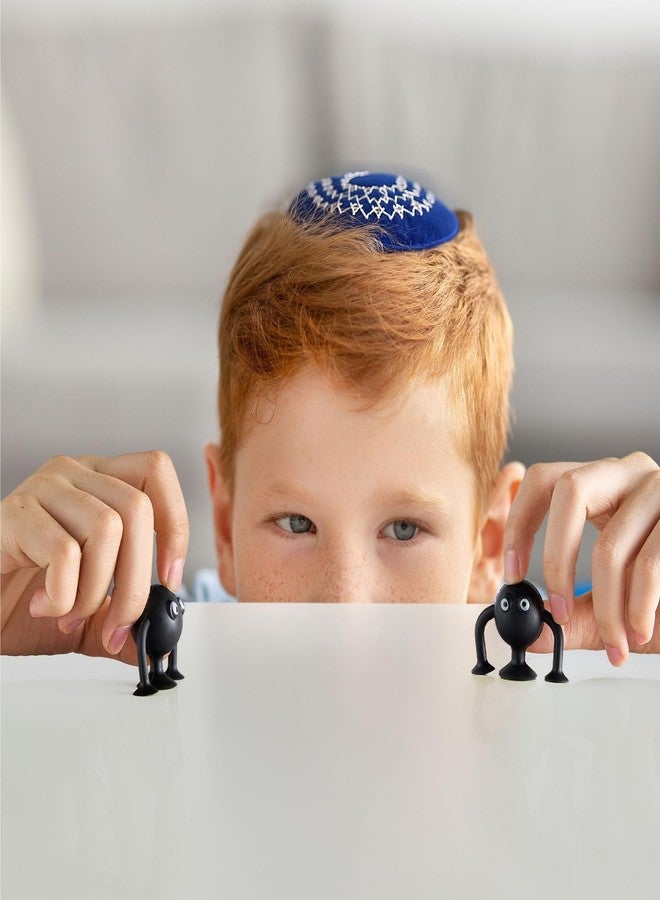 Rite Lite Passover Darkness Dudes Set of 4 - Pesach Seder Plague Passover Gifts Jewish Holiday Party Favors Home Decor Stick On Walls, Windows Suction Judaica Storytelling Fun & Educational Goodie Bag - Image 4