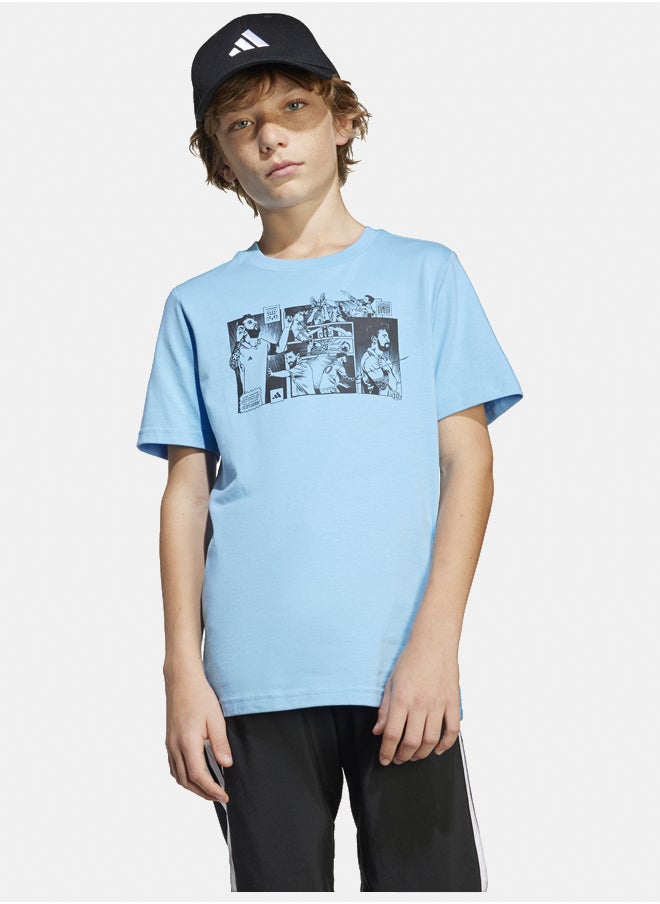 Adidas messi icon boys graphic t-shirt  - Image 1