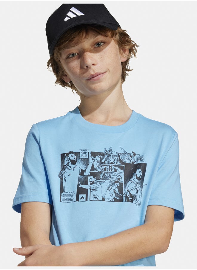 Adidas messi icon boys graphic t-shirt  - Image 3