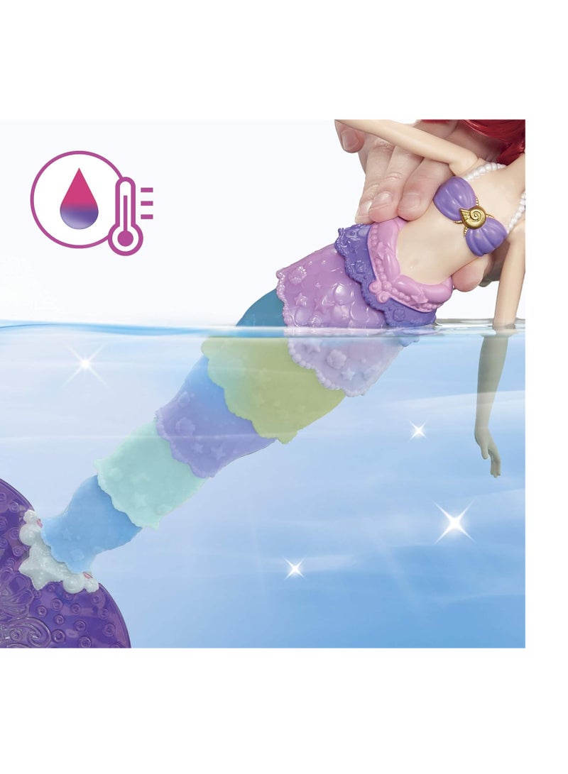 Rainbow Reveal Ariel, Color Change Doll, Disney'S The Little Mermaid Water Toy For Girls 3 Years And Up, F0399
