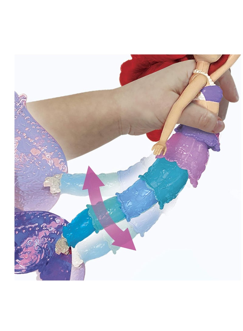 Rainbow Reveal Ariel, Color Change Doll, Disney'S The Little Mermaid Water Toy For Girls 3 Years And Up, F0399