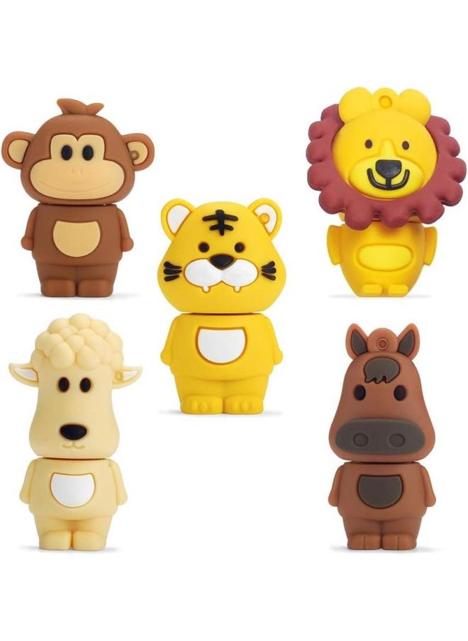 Pvc Creative 12 Zodiac Personality Cute Cartoon High-speed U Disk Gift Customization 64G 128G-Color:Horse-Capacity:64GB  - Image 3