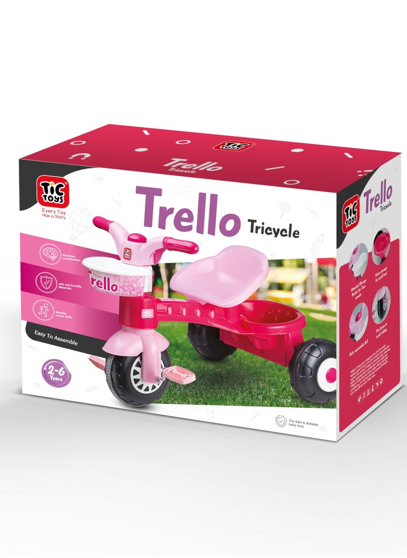 Kids 3 Wheel Bike – Pink  - Image 3