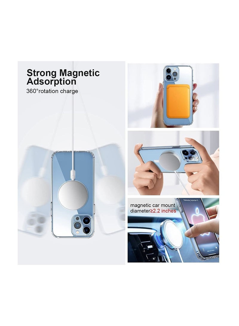 Magnetic Case/Cover for iPhone 13/13 Pro /13 Pro Max Crystal Clear - Image 3