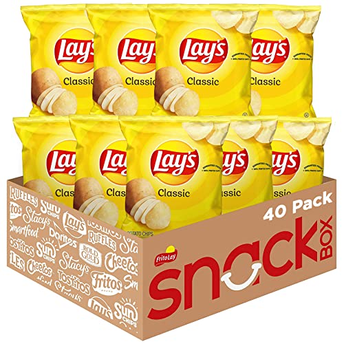 Lay's Potato Chips, Classic, 1 Ounce (Pack of 40) - Image 3