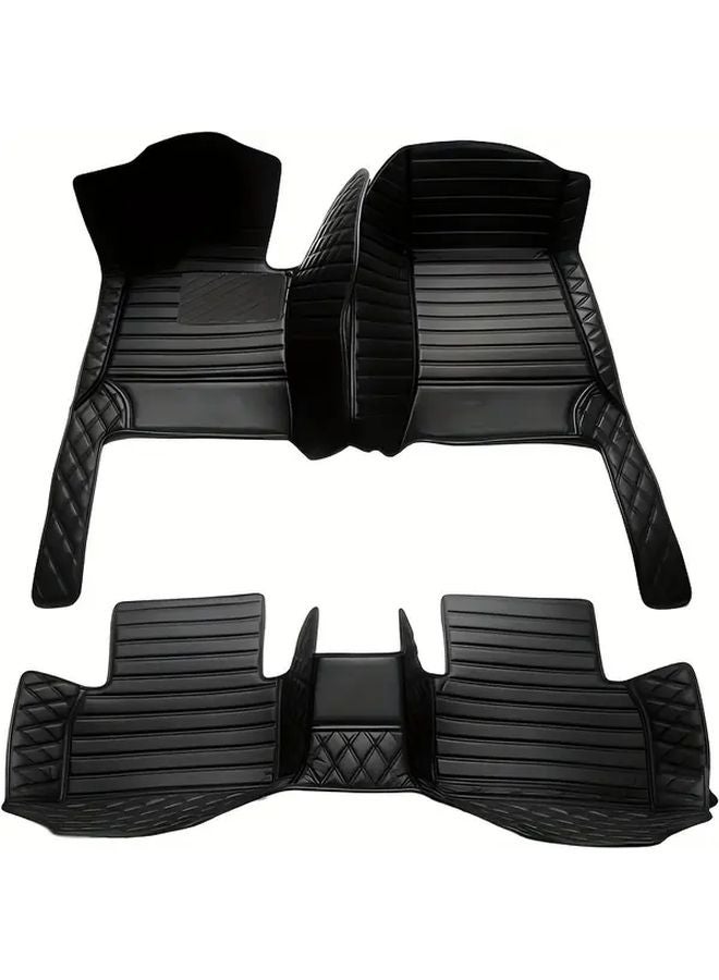 Fiat Freemont 2012 2017 5 Seats All Weather Non Slip Car Mats Black - Image 4
