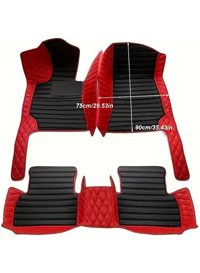 Fiat Freemont 2012 2017 5 Seats All Weather Non Slip Car Mats Black - Image 2
