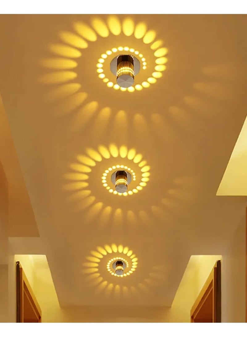 EU Standard Modern LED Light 3W Wall Sconce For Gallery Dec oration Living Room Front Balcony Porch Corridors Lamp Fixture  - Image 1