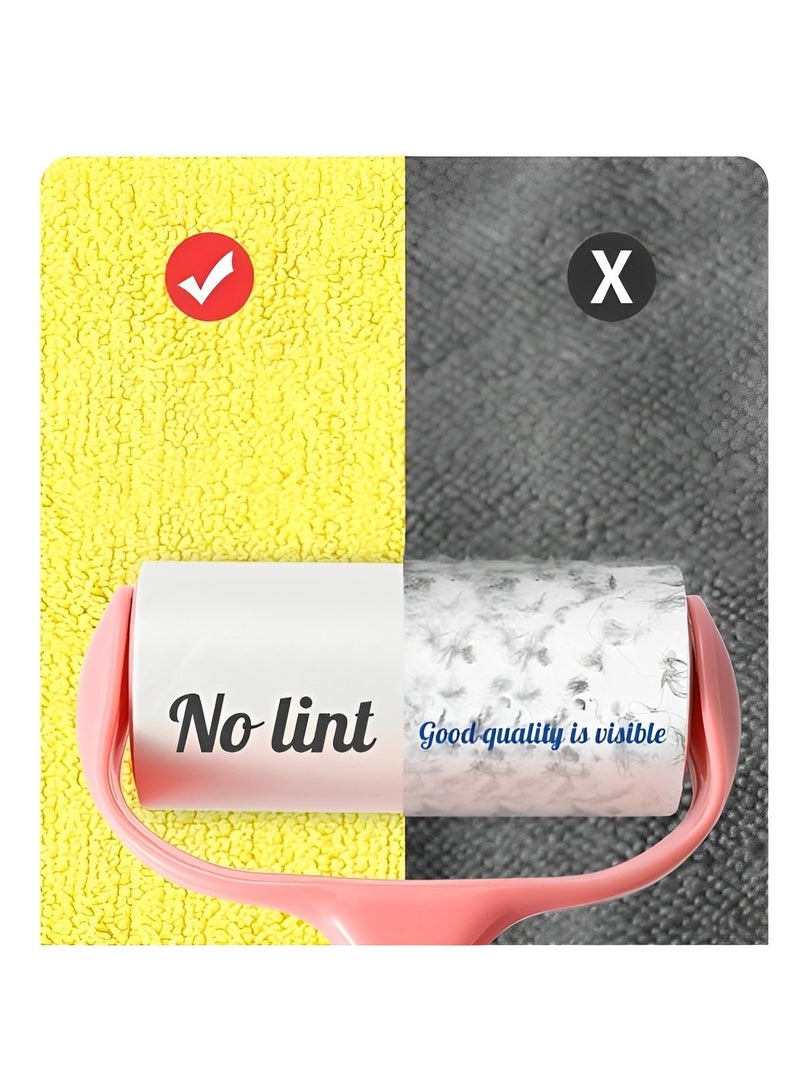 REOCLE Microfiber Cleaning Cloth Double-Sided Microfiber Towel Lint Free Highly Absorbent Multi-Purpose Dust and Dirty Cleaning Supplies for Car Cleaning - Image 2