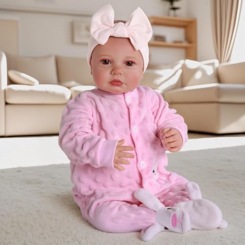 BABESIDE Reborn Baby Dolls - 20-inch Cute Soft Vinyl Realistic Baby Doll Real Life Baby Dolls with Complete Accessories Perfect for Cuddling, Playtime, and Gift Giving - Image 2