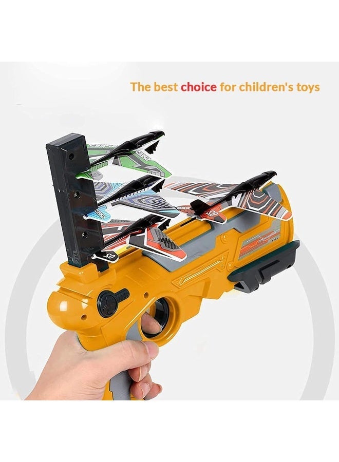 ST ZONE Flying Airplane Launcher Toy with Foam Planes, Air Battle Gun Shooting Game for Kids, Outdoor Ejector Plane Toy Gift for Boys & Girls - Image 2