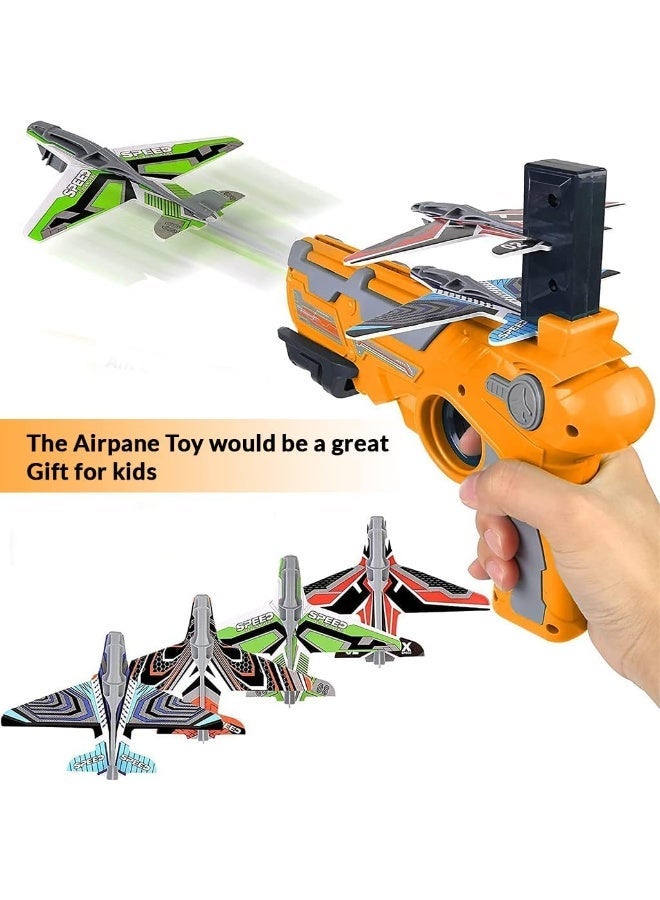 ST ZONE Flying Airplane Launcher Toy with Foam Planes, Air Battle Gun Shooting Game for Kids, Outdoor Ejector Plane Toy Gift for Boys & Girls - Image 3