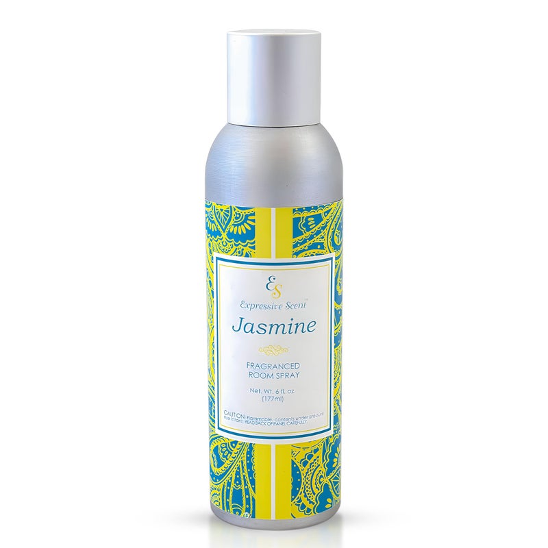Expressive scent Room Spray Air Freshener - Long Lasting Jasmine Aroma for Home, Bathroom, kitchen, Office & Car â€“ Air freshener for home 6 FL Oz